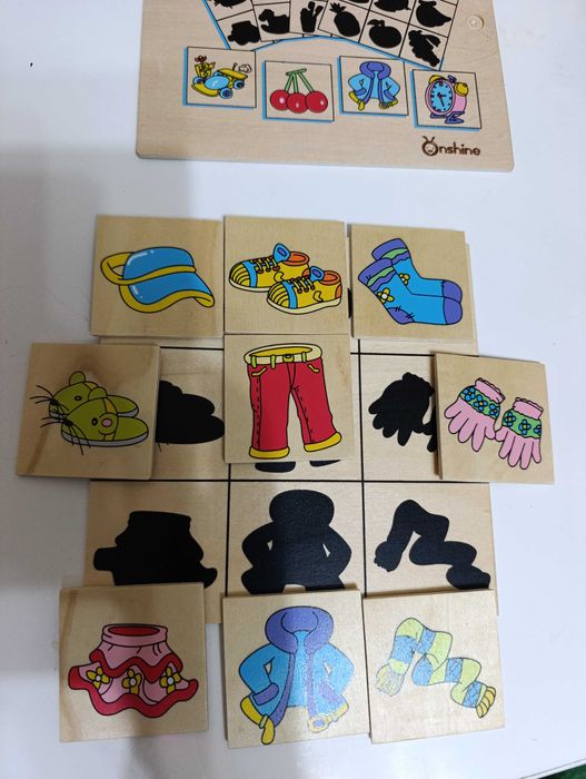 Развивающие досточки тени