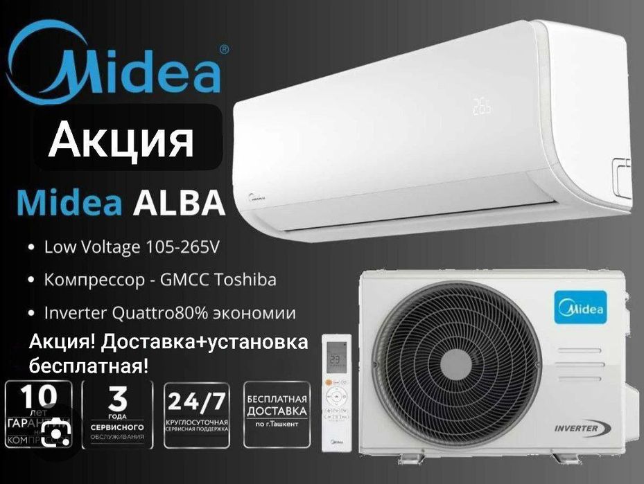 Кондиционер Midea Action!