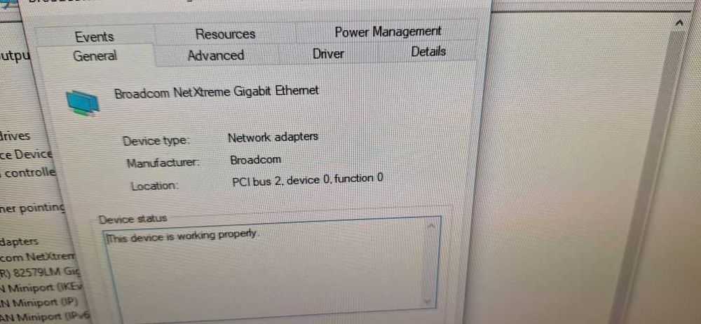 Placa de retea gigabit Broadcom NetXtreme PCI-Express, VLAN, DASH