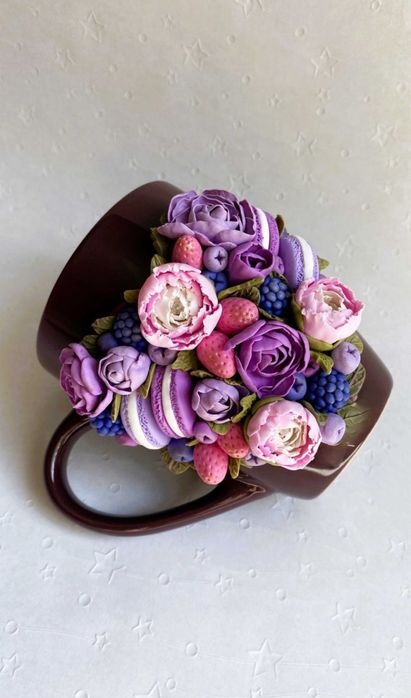 Подарък, чаша с декорация, плюшено мече