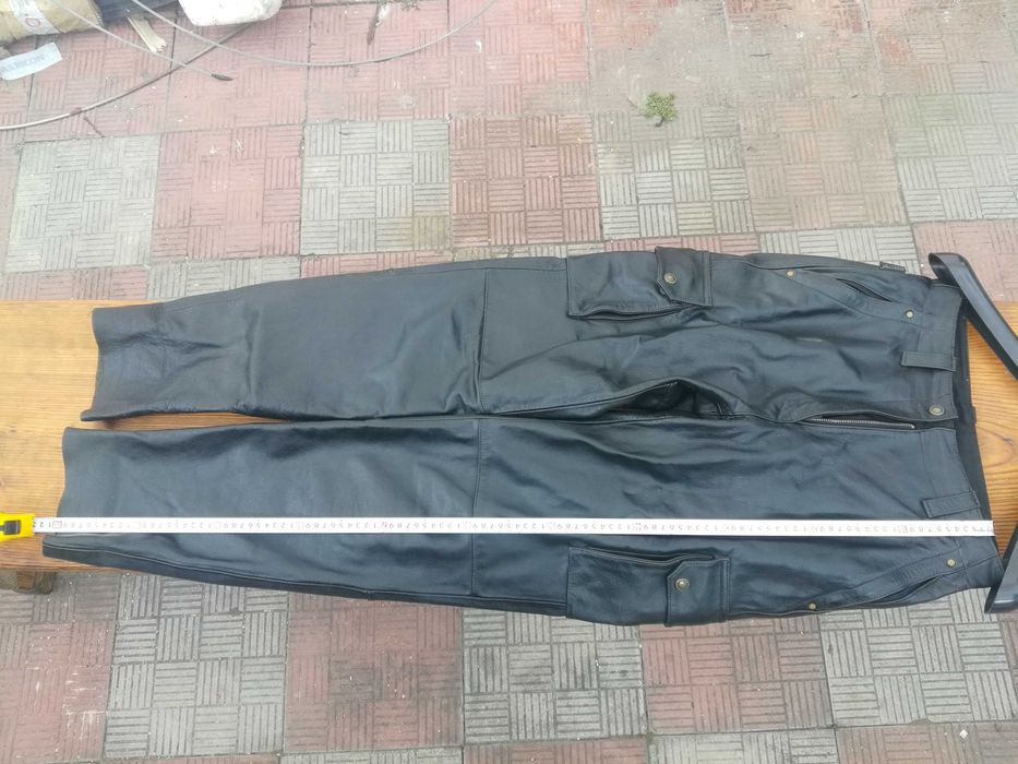 Pantalon piele groasă mărim 38 ptr moto ATV rockeri iarnă+1 per mănuși
