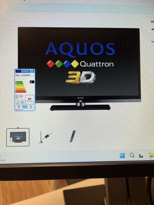 Ful Led Quattron  Sharp-40”!Made in Japan!