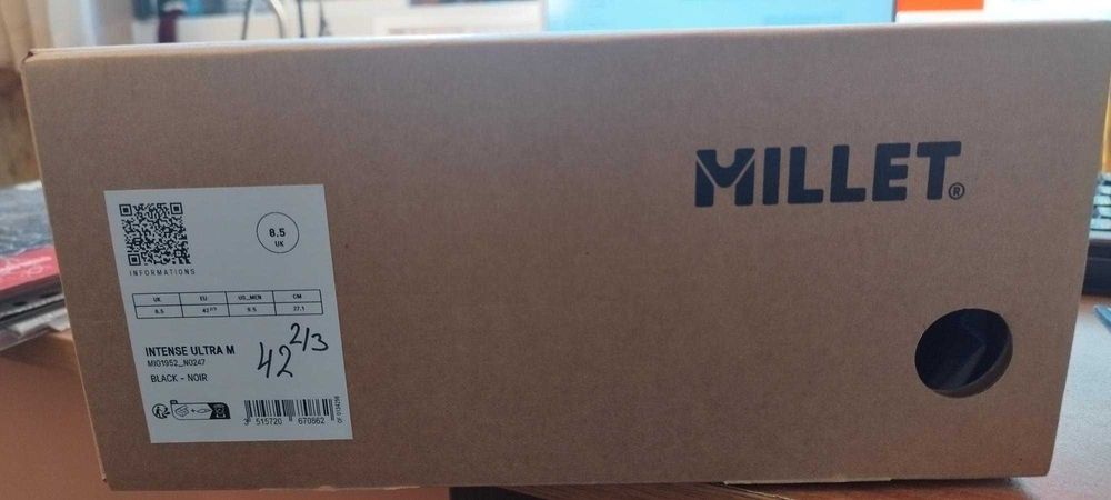 Маратонки за планинско бягане MILLET INTENSE ULTRA с Подметка Michelin