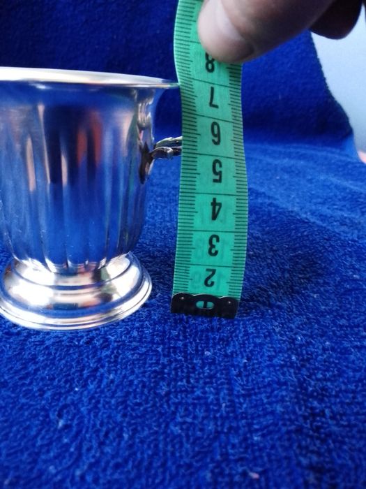 Pahar/cupa/suport scobitori argint masiv impecabil