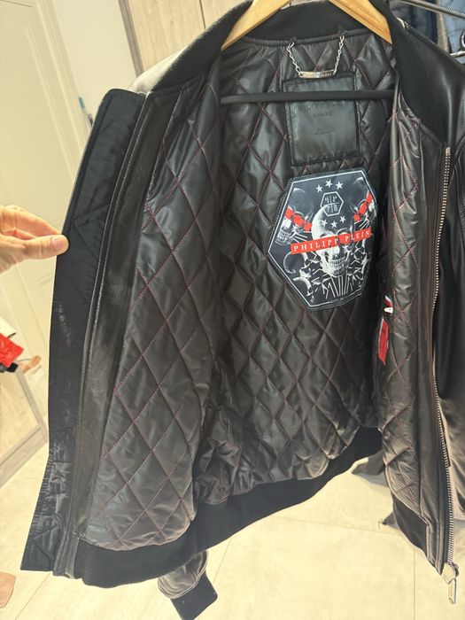 Geaca piele Phillip Plein