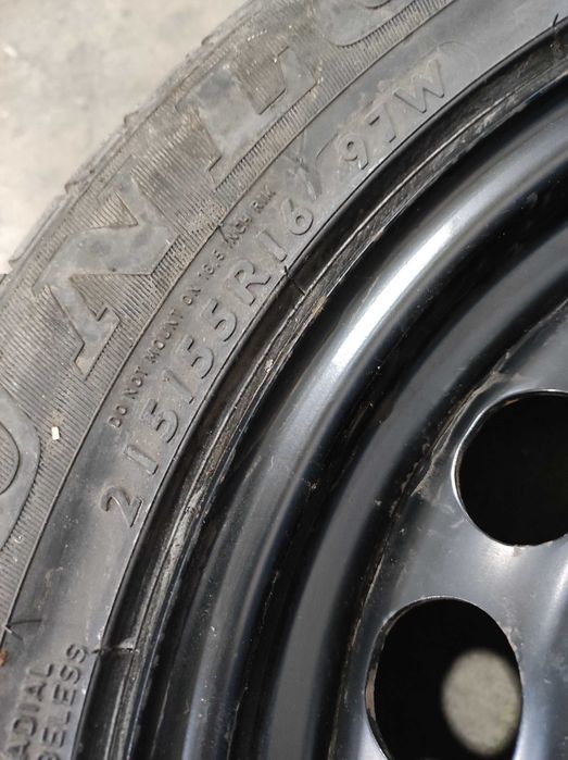 Roata rezerva noua Dunlop 215/55r16 5x112 volkswagen vw