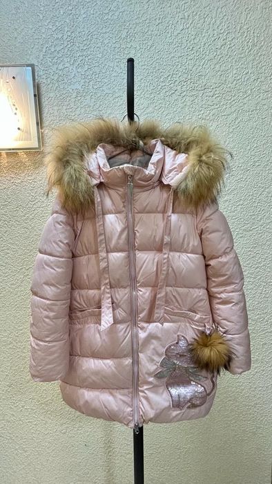 Зимняя детская куртка для девочек