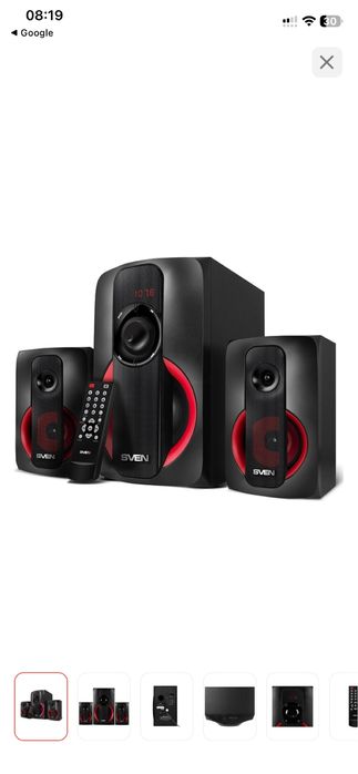 Компьютерные колонки SVEN MS-304 черный