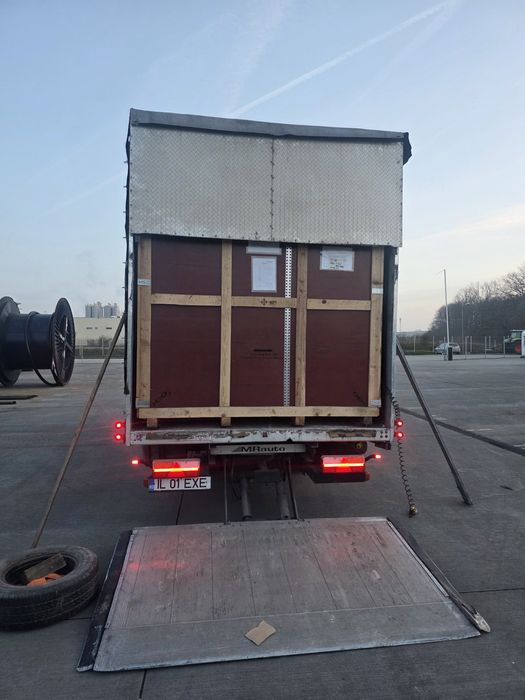 Transport marfa/duba/prelata/lift hidraulic + liza