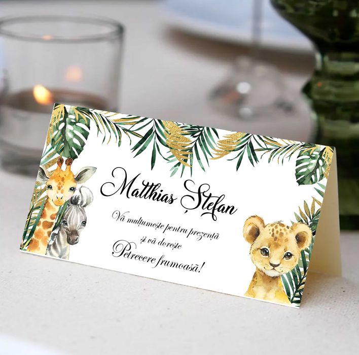 CASUTE DAR de botez / nunta, invitatii, meniuri