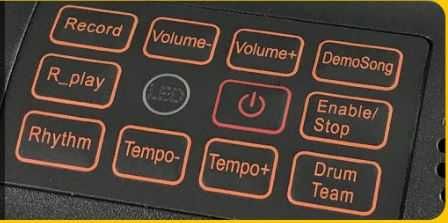 Гибкая ударная установка- барабаны электронные с педалями и динамиками