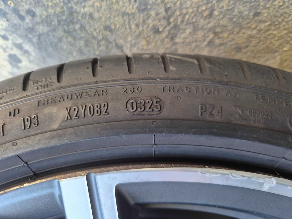 ROTI Jante + Anvelope VARA 225/40/19 - 255/35/19 5x112 OEM BMW Seria 3 G20 G21 Seria 4 Individual + Anvelope Pirelli 2025 RUN-FLAt