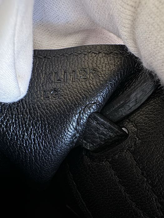 Hermès Birkin 25 Togo Noir Gold Hardware