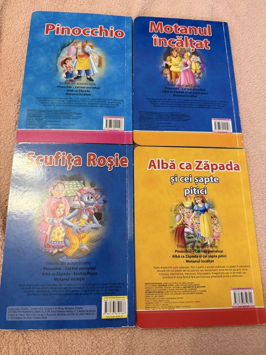 Set 4 cărťi cu poveşti