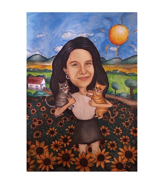 Шарж/ карикатура/ портрет за любим Ваш човек!