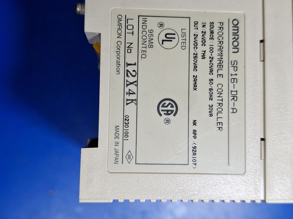 PLC  Omron SP16-DR-A,CPM-30cdr ,CPM20cdr