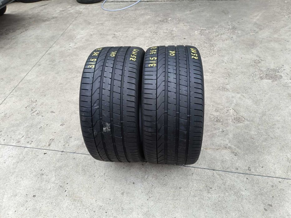 Doua anvelope de vara 315 35 21 pirelli p zero profil 7,5 mm