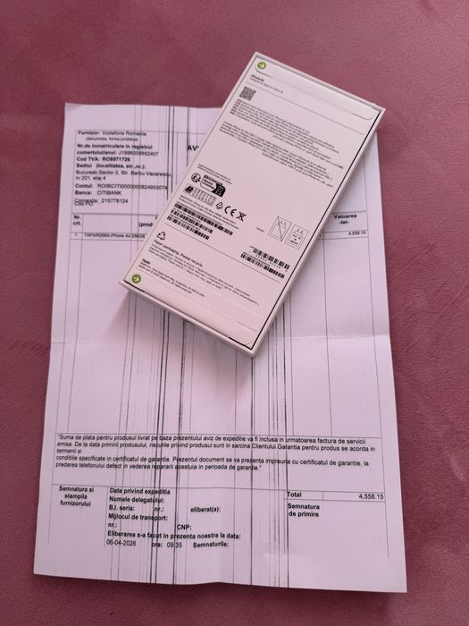 Iphone 17 Air 256gb Sky Blue Factura