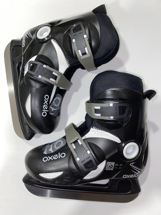 Patine Oxelo Negre, mărime reglabilă 30-32