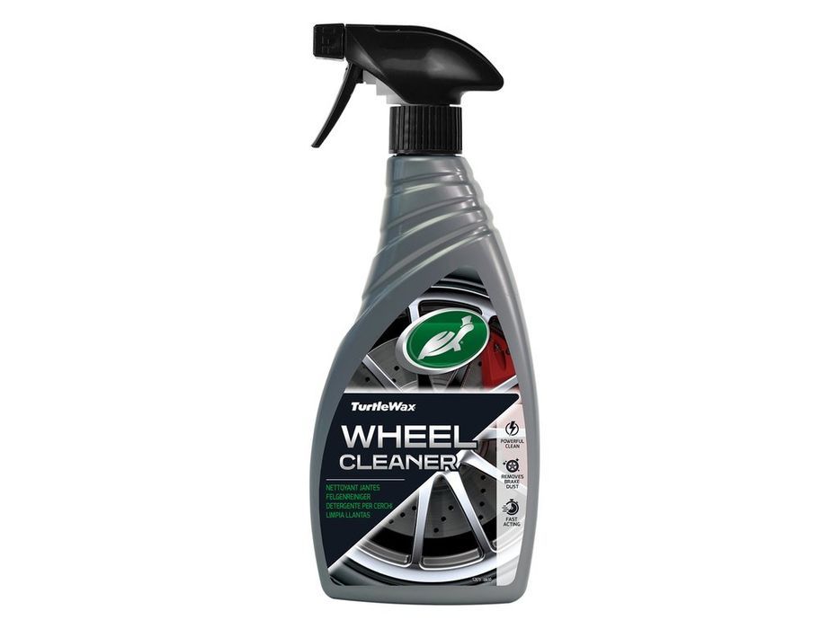 Solutie curatare jante Turtle Wax FG7446 500 ml, pentru jante din aluminiu, otel si plastic, indeparteaza praful de frana, uleiul si gudronul