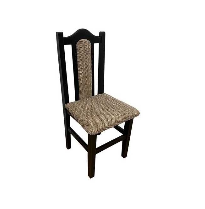 Scaun cu spatar SC-07, lemn masiv de fag, tapitat cu material textil