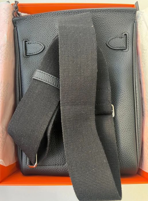 Барсетка Hermes натуральная кожа