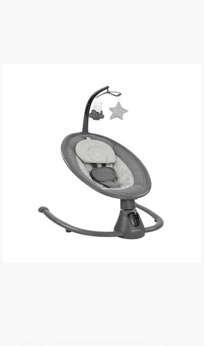 Kikkaboo Бебешка електрическа люлка Twiddle Grey