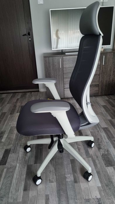 Ергономичен офис стол DARIO GREY ANTARES, СИВ, НОВ