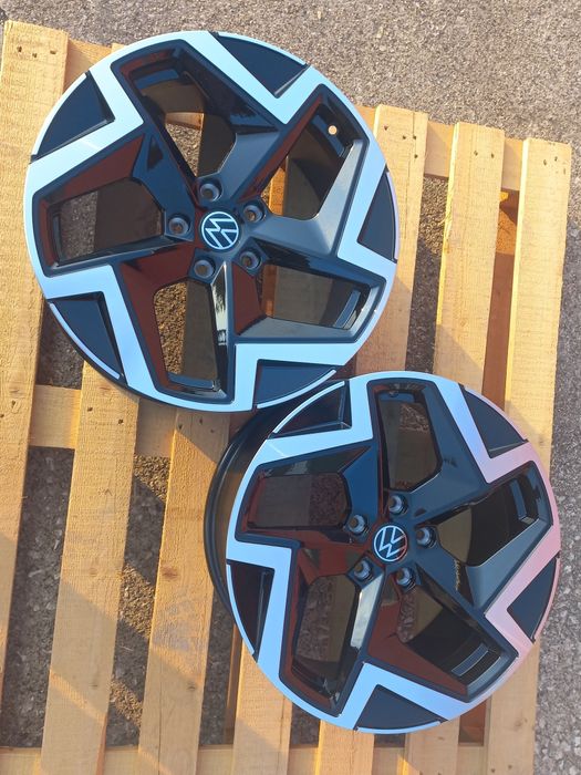 18 Vw Seat Škoda Audi 8j et40 Black Polish Golf Passat Tiguan Superb