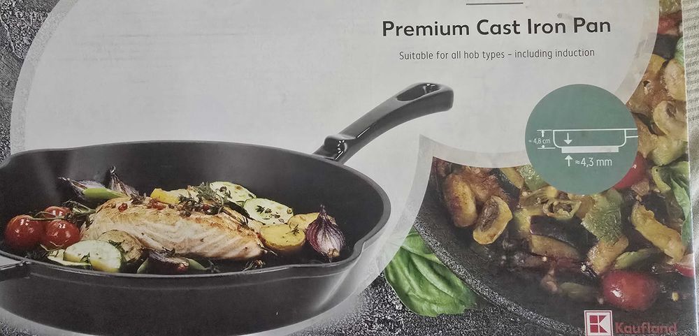 Чисто нов комплект Spice & Soul тенджера с капак, тиган и купа за сервиране, Cast Iron, подх. и за Индукция