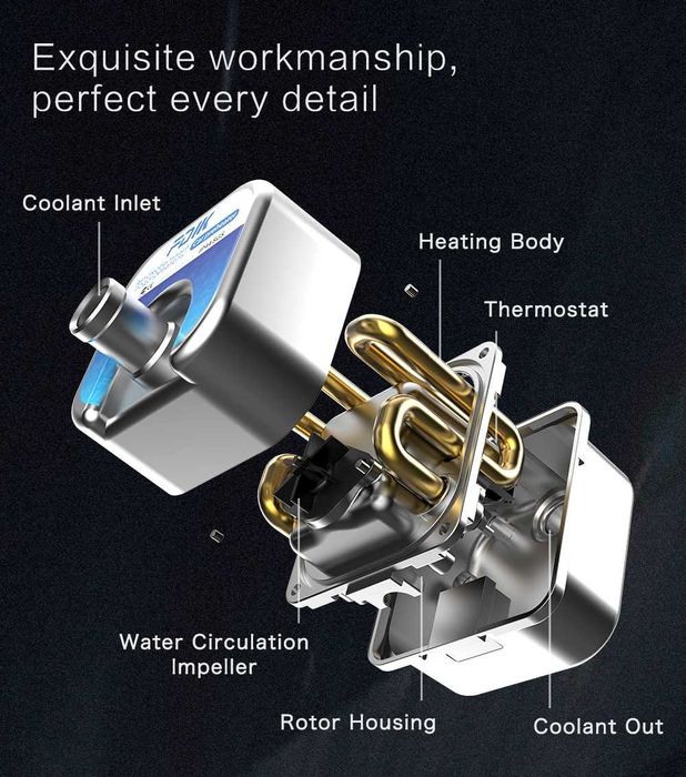 Печка за кола,бус,камион.Нагревател за двигател(антифриз).