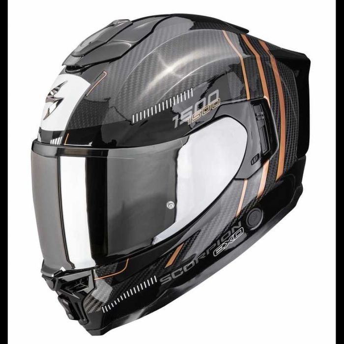 Каска SCORPION EXO-1500 CARBON Air Zity Black-Copper