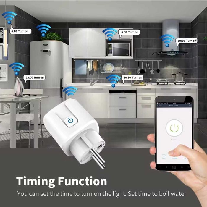 Priza  wifi - smart control internet tuya - alexa - smart life