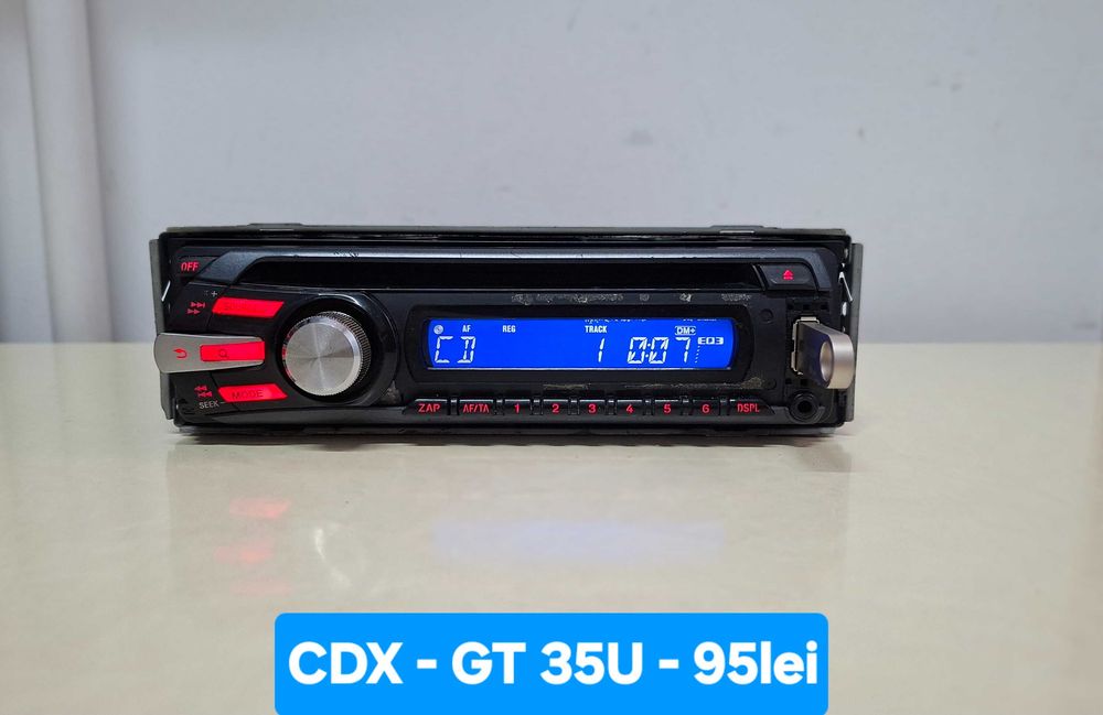 Radio casetofon Sony - A200ui, GT620u, CDX F5500, CDX 5032,  GT23