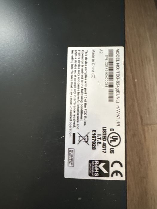 Gigabit switch TEG S24