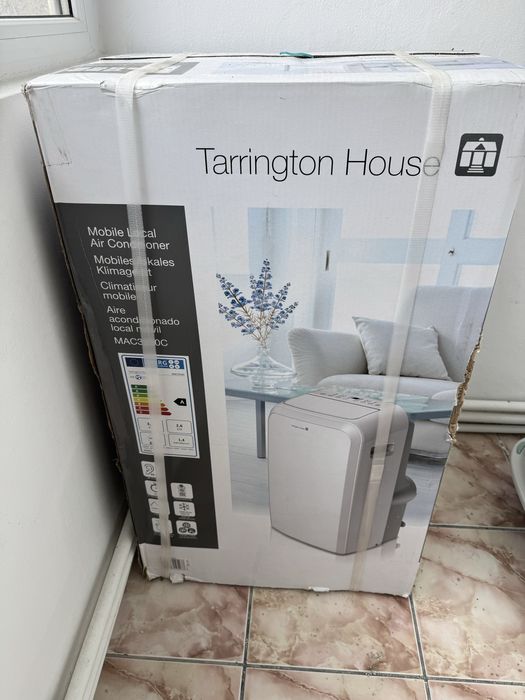 Aer conditionat portabil Tarrington House MAC3550C, 12000BTU, racire, ventilare dezumidificare  63 dB, 3500 W Alb nou sigilat