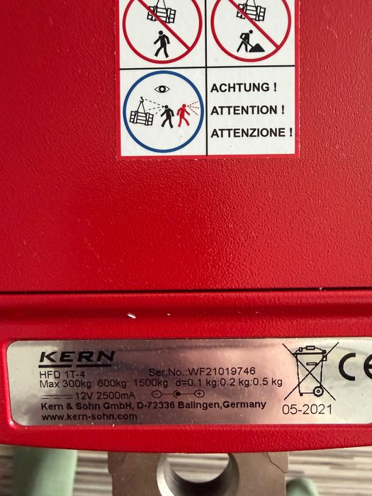 Cantar pentru macara KERN HFD 1T-4