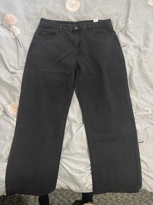 Мъжки черни дънки XL