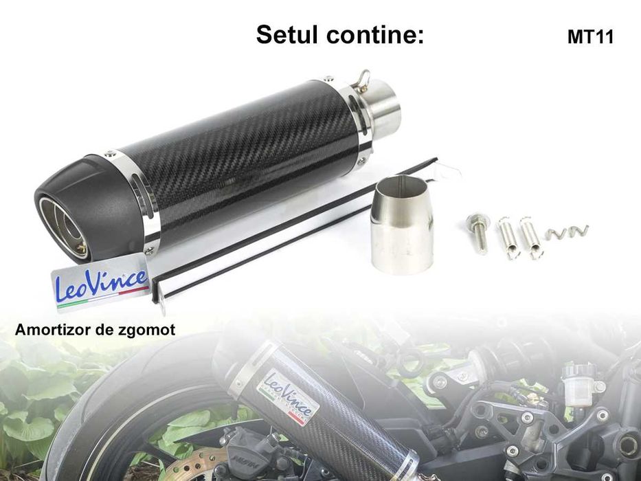 Tobă sport eșapament motocicletă Leo Vince