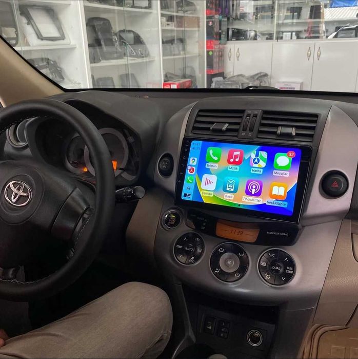 Navigație Android CarPlay Toyota RAV 4 2005-2013