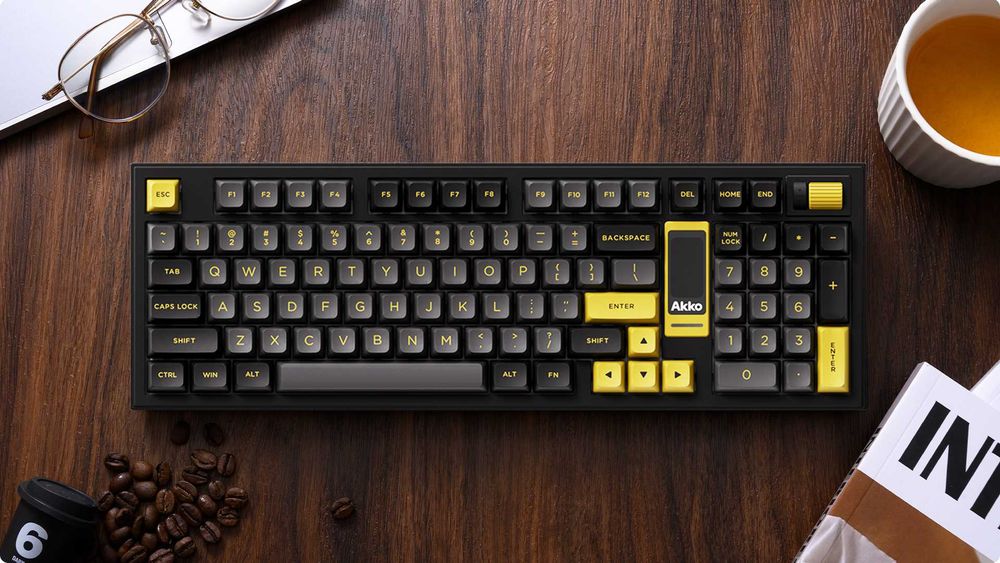 Akko Black & Silver 5098B Plus | TFT-Экран | 8000 mAh | Hot-Swap