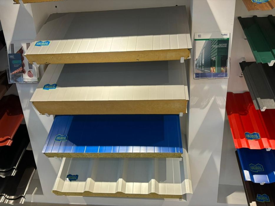 Продам сэндвич-панели стеновые, кровельные