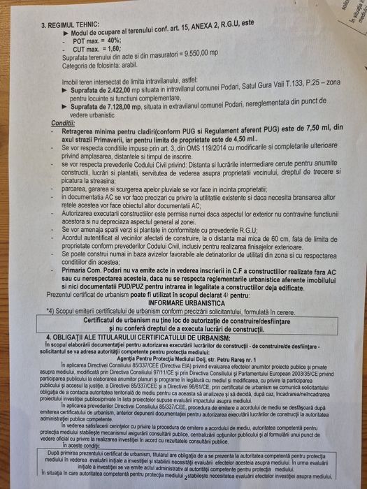 Teren intravilan