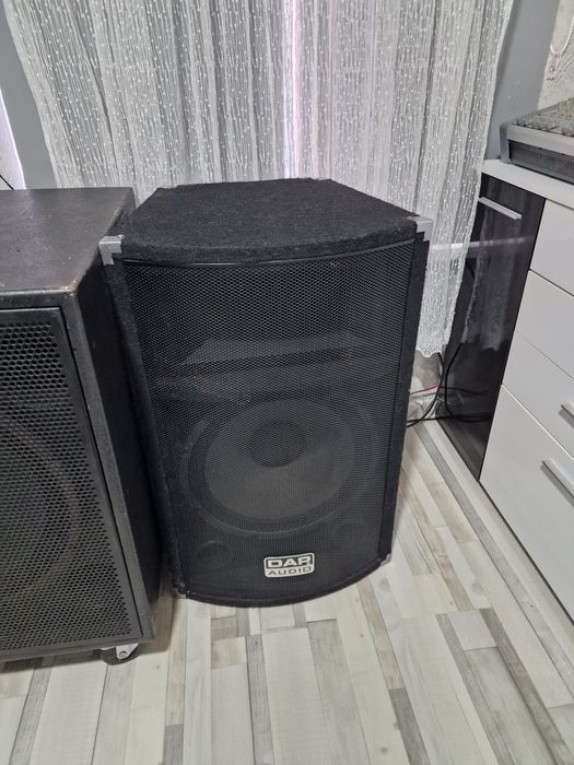 Тонколони 15-ски + 18-ска активна бас каса + усилвател/миксер
