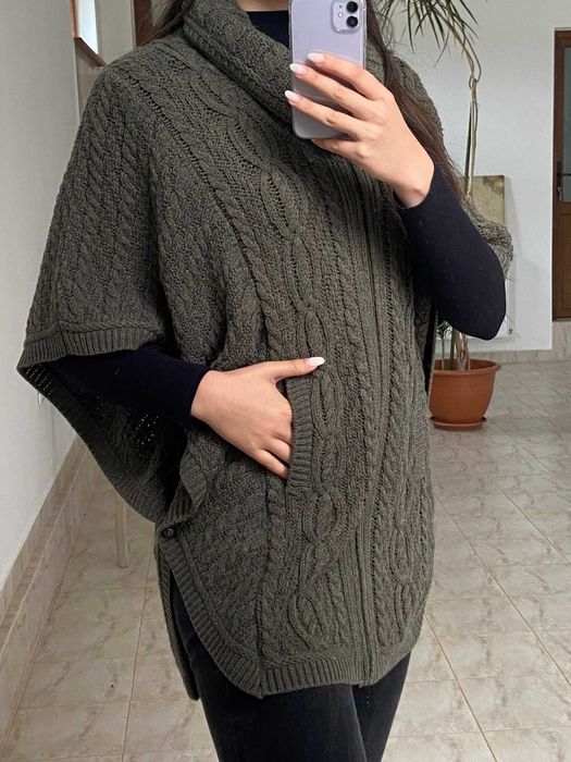 Cardigan impletit cu buzunare, conditie excelenta, marimea L