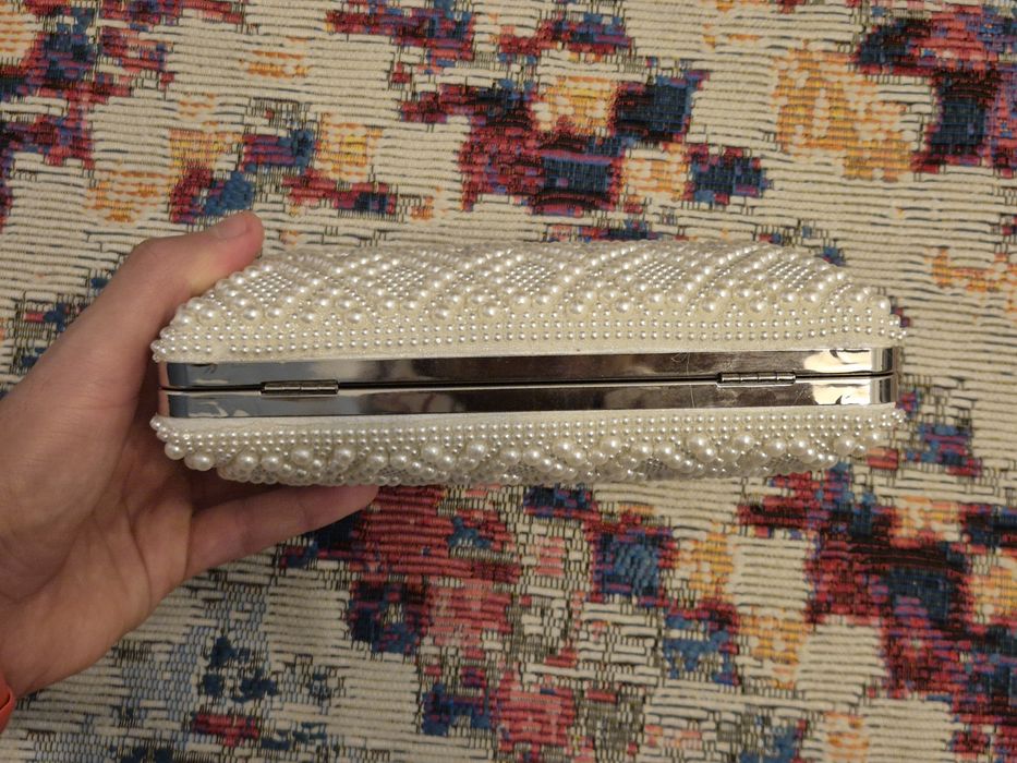 Plic / portofel nunta cu perle