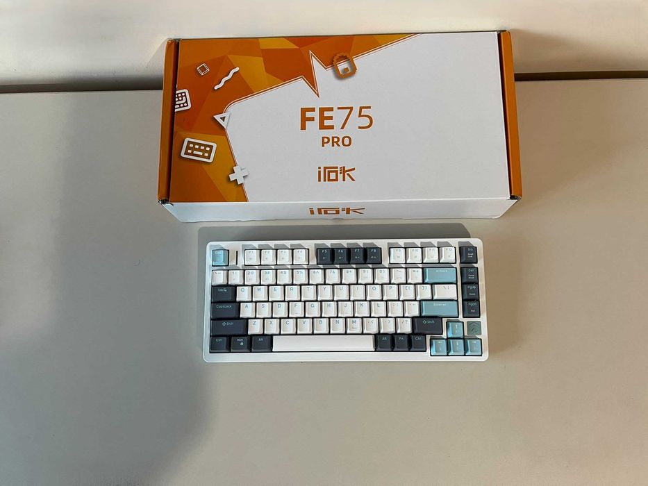 Tastatura Mecanica Wireless FE75 PRO RGB Hot Swappable Water Stone