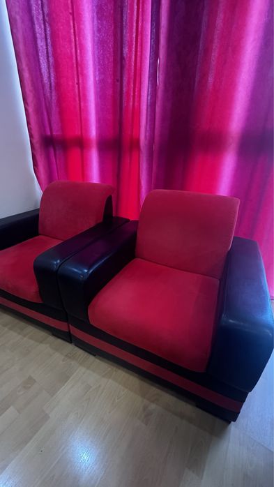Canapea extensibila si 2 fotolii