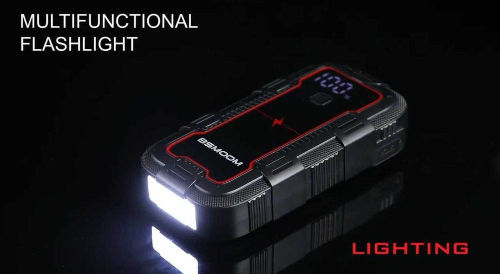 МУЛТИФУКНЦИЯ Кабели за ток за акумулатор/батерия/jump starter 6000A