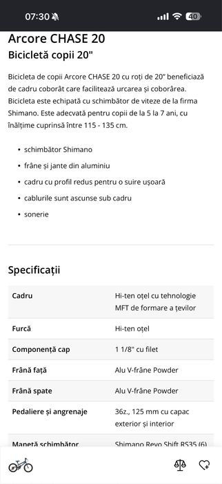Bicicleta copii